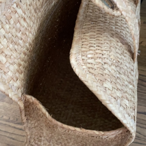 Natural straw weekender bag - Picture 8 of 13